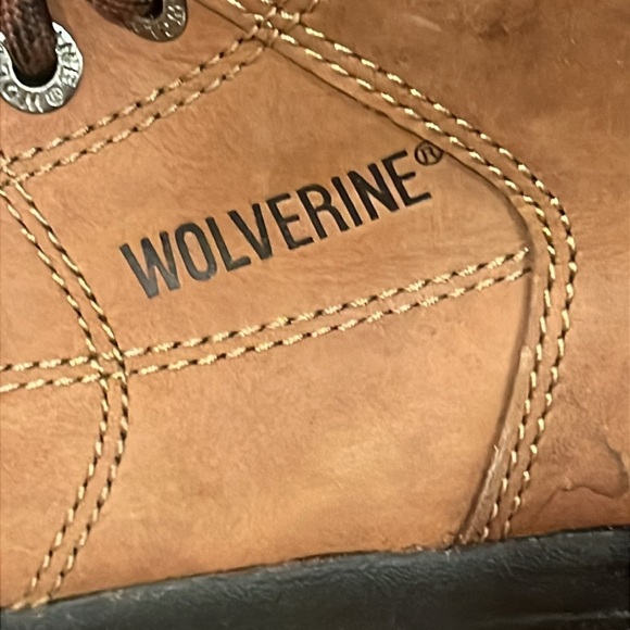 WOLVERINE work boots size 7.5 D main image 4